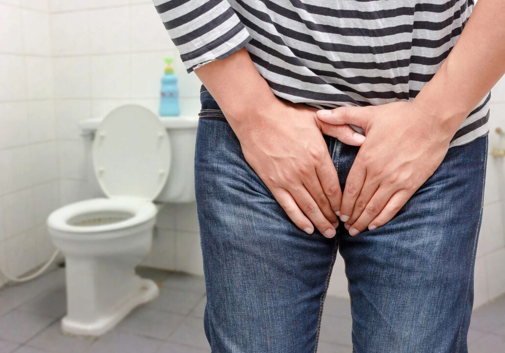Cystite chez un homme, accompagnée d'envies fréquentes d'uriner et de douleurs